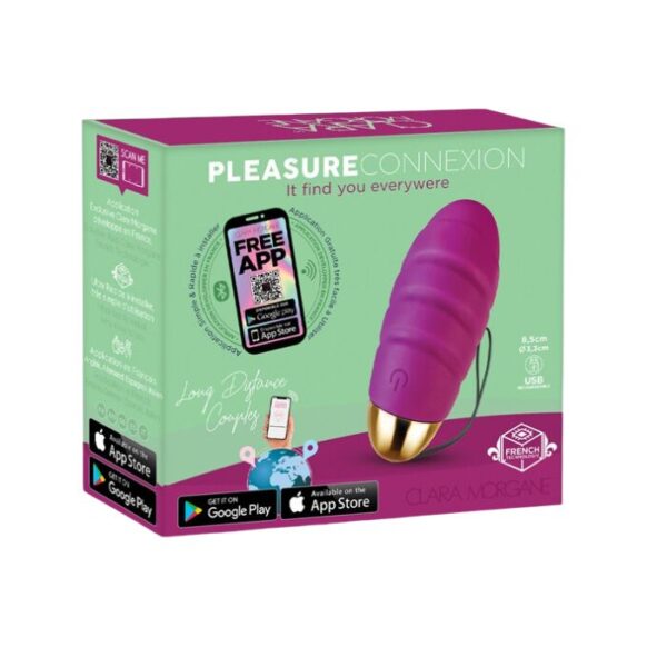 Pleasure Connexion Oeuf Vibrant connecté Clara Morgane