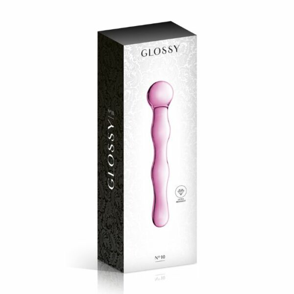 Gode en Verre ondulé Glossy Toys N°10 Rose Box