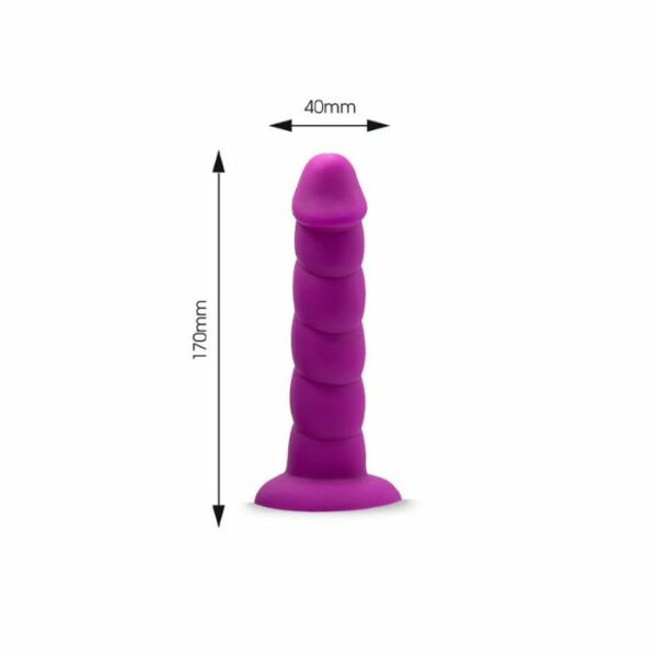 Dildo Gode ventouse vibrant Nous Deux Spirale Me Violet