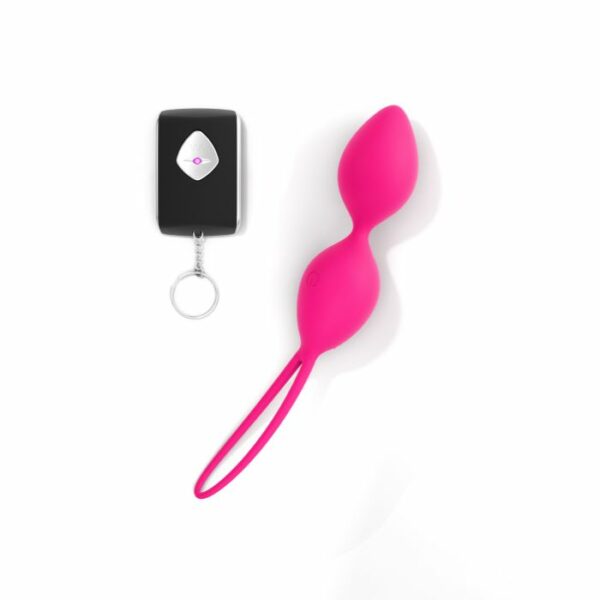 Divine Balls Geisha ou oeuf vibrant rechargeable Dorcel Rose
