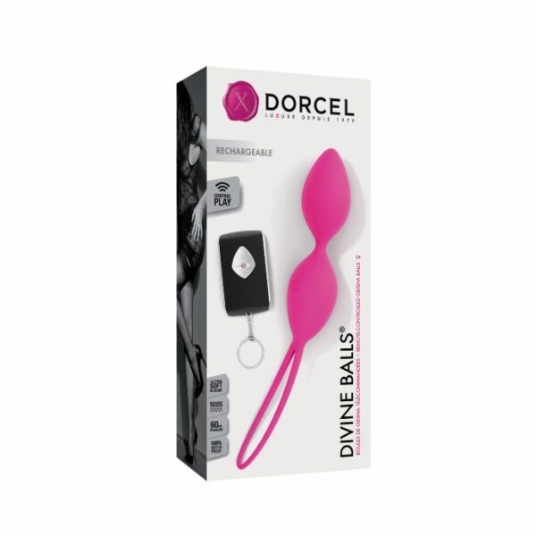 Divine Balls Geisha ou oeuf vibrant rechargeable Dorcel Boite