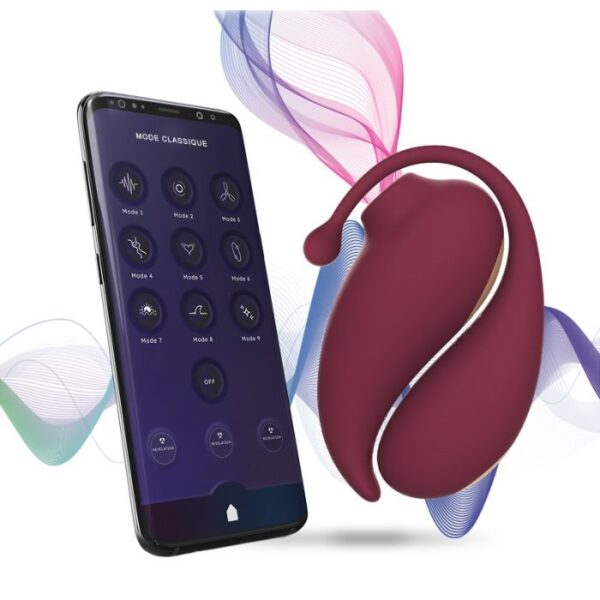 Duo Stimulateur clitoridien aspiration et oeuf vibrant connecté Inspiration Adrien Lastic App