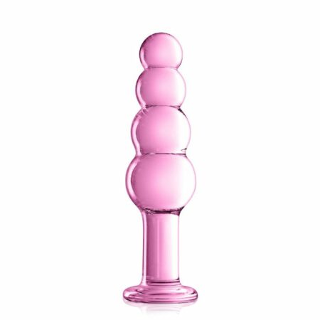 Gode en Verre boules progréssives Glossy Toys N°9 Rose