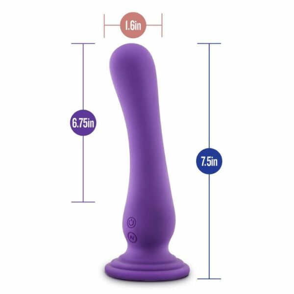 Gode ou Plug Vibrant Ventouse Impressions Ibiza Violet