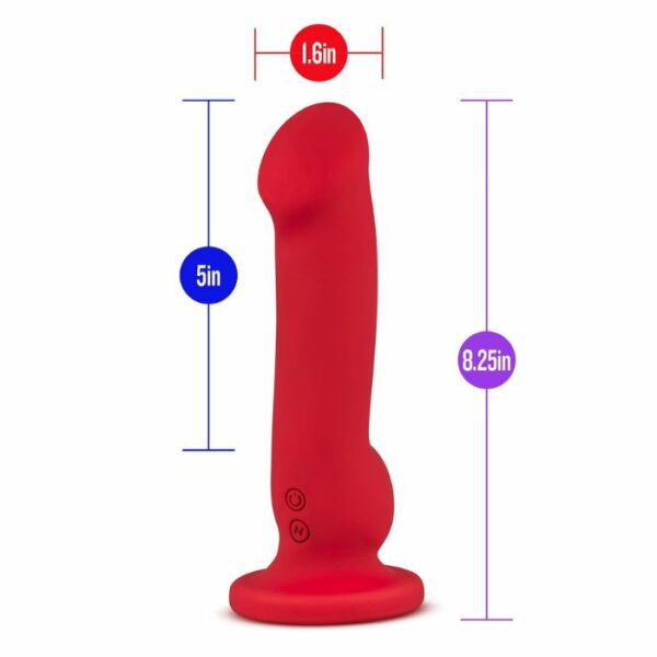 Gode ou Plug Vibrant Ventouse Impressions Las Vegas Rouge
