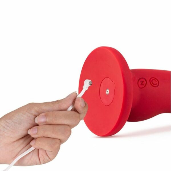 Gode ou Plug Vibrant Ventouse Impressions Las Vegas Rouge Cable