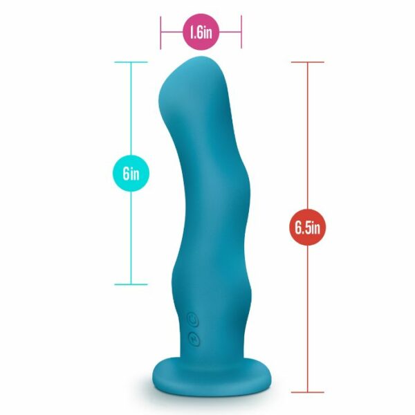 Gode ou Plug Vibrant Ventouse Impressions Miami Bleu