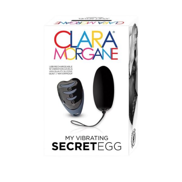 Oeuf vibrant My Vibrating Secret Clara Morgane Noir Boite