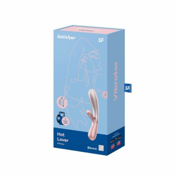 Rabbit Chauffant rechargeable Satisfyer Hot Lover Boite