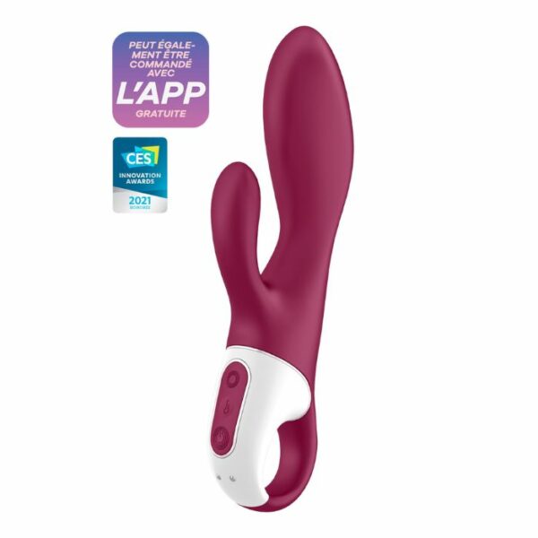 Rabbit Chauffant Satisfyer Heated Affair Bordeaux