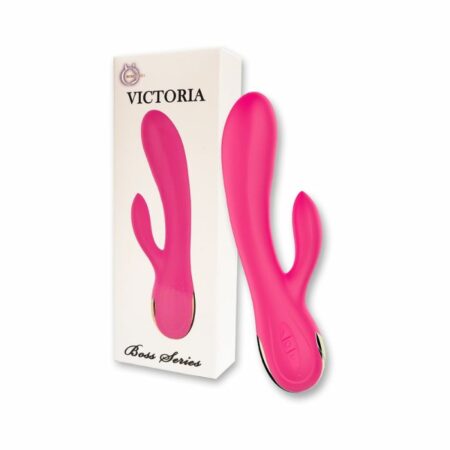 Rabbit chauffant stimulation vaginal et clitoris FoxShow Victoria Rose