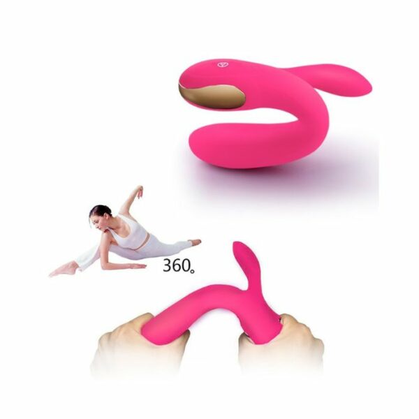 Rabbit chauffant stimulation vaginal et clitoris FoxShow Victoria Rose