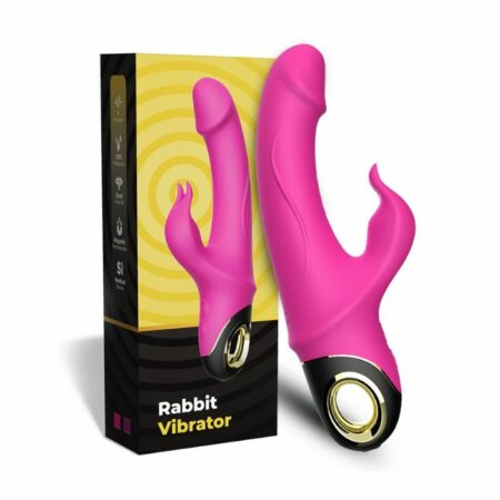 Rabbit Vibrator Stimulation vaginal clitoris FoxShow Meteror Rose