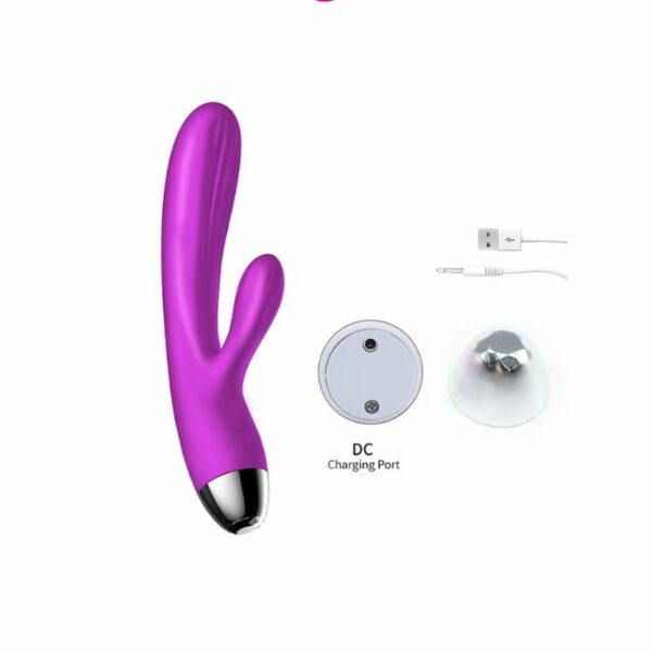 Rabbit Vibro Pulsateur Brillant X7 FoxShow Violet