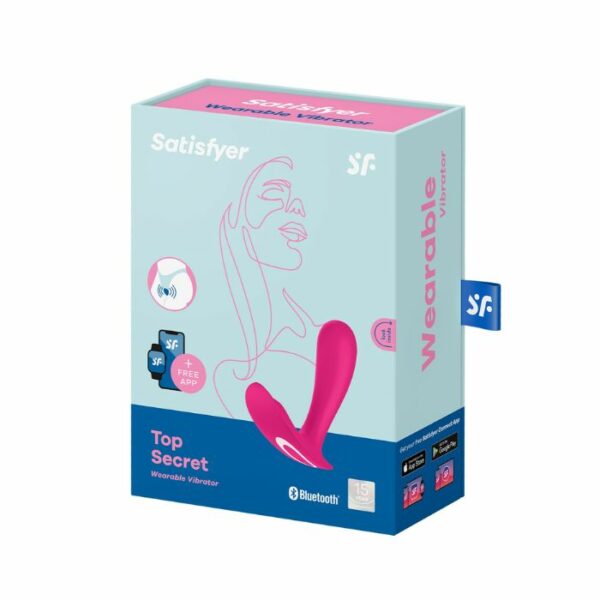Vibromasseur 2 en1 connecté Satisfyer Top Secret Box